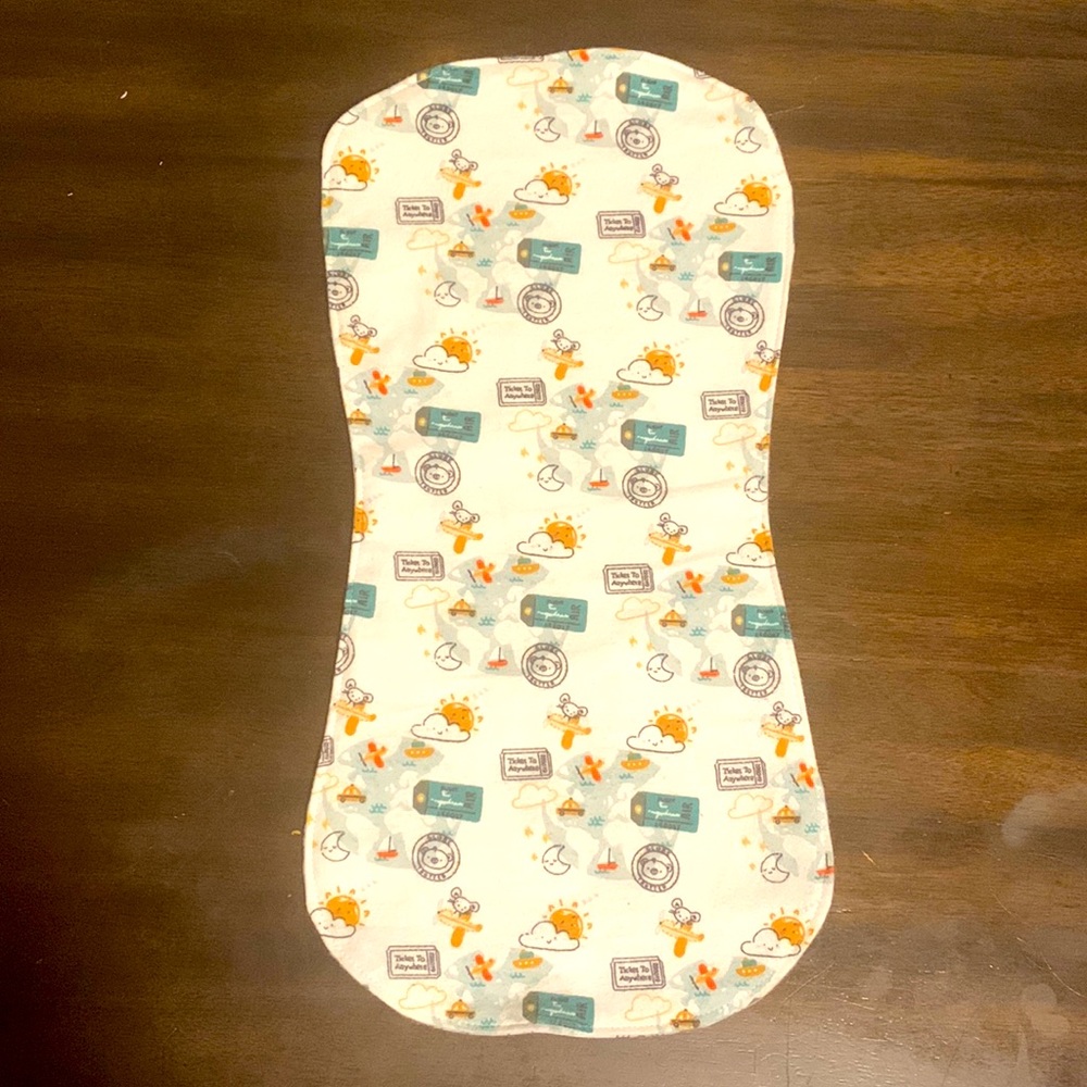 Burp cloth’s 100% cotton